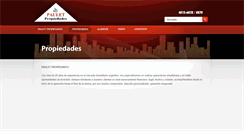 Desktop Screenshot of pauletpropiedades.com.ar